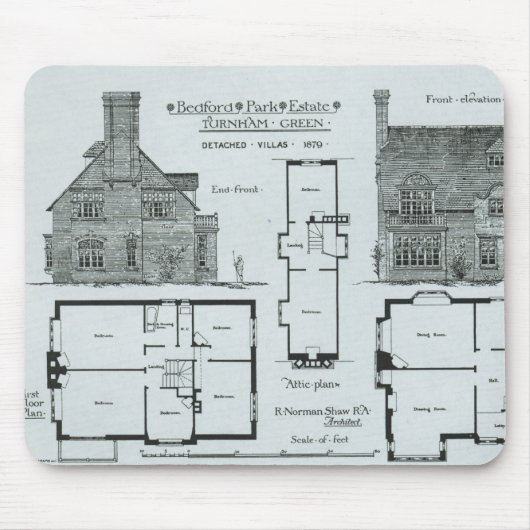 Bedford Park Estate Muismat (Voorkant)