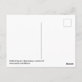 Bedford Square, Bloomsbury, London, UK Briefkaart (Achterkant)