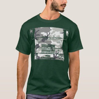 Bedford TM 1980s klassieke zware vrachtwagen stede T-shirt