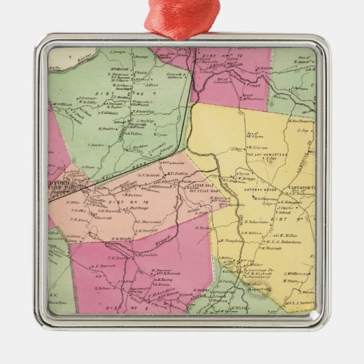 Bedford, Town Metalen Ornament (Voorkant)