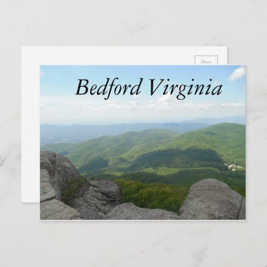 Bedford VA Briefkaart (Voorkant / Achterkant)