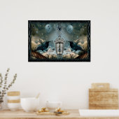Bediende deur van de binnenste Psyche Poster (Keuken)