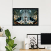 Bediende deur van de binnenste Psyche Poster (Thuiskantoor)