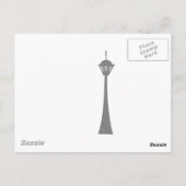 Bediende van een Fabulous Flight Briefkaart (Achterkant)