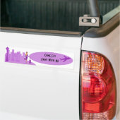 Bediende van een Fabulous Flight Bumpersticker (Op Truck)