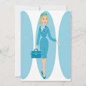 Bediende van een Fabulous Flight Kaart (Achterkant)