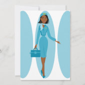 Bediende van een Fabulous Flight Kaart (Achterkant)