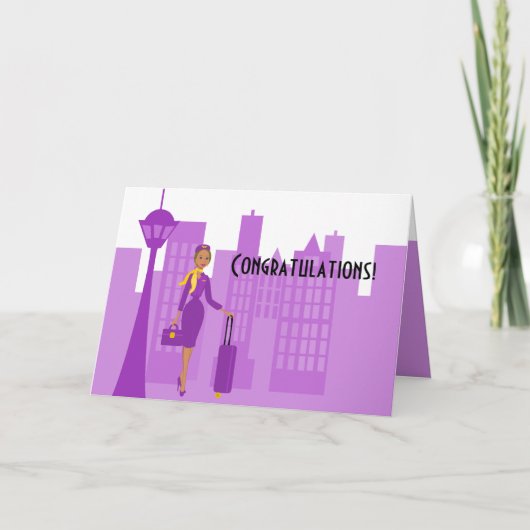 Bediende van een Fabulous Flight Kaart (Voorkant)