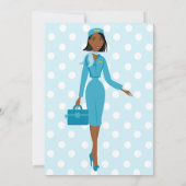 Bediende van een Fabulous Flight Kaart (Achterkant)