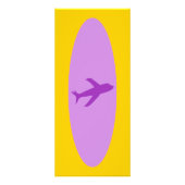 Bediende van een Fabulous Flight Reclamekaart (Achterkant)