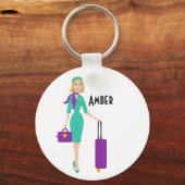 Bediende van een Fabulous Flight Sleutelhanger (Voorkant)