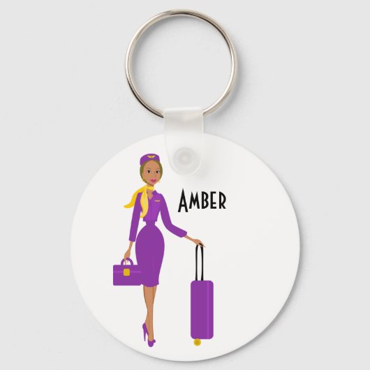 Bediende van een Fabulous Flight Sleutelhanger (Voorkant)