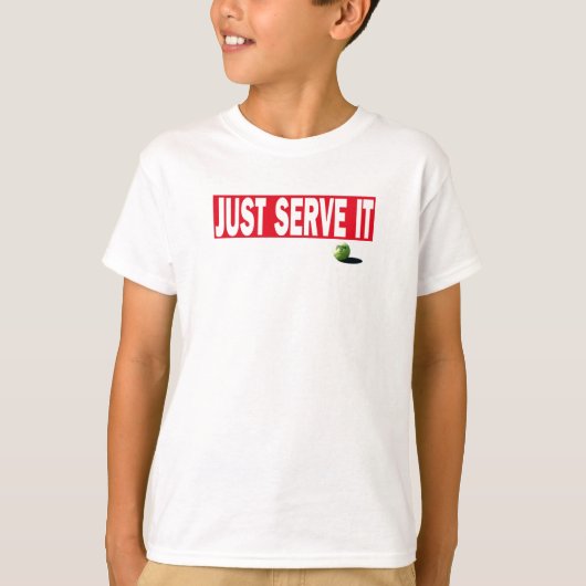 BEDIENEN IT TENNIS TSHIRT (Voorkant)