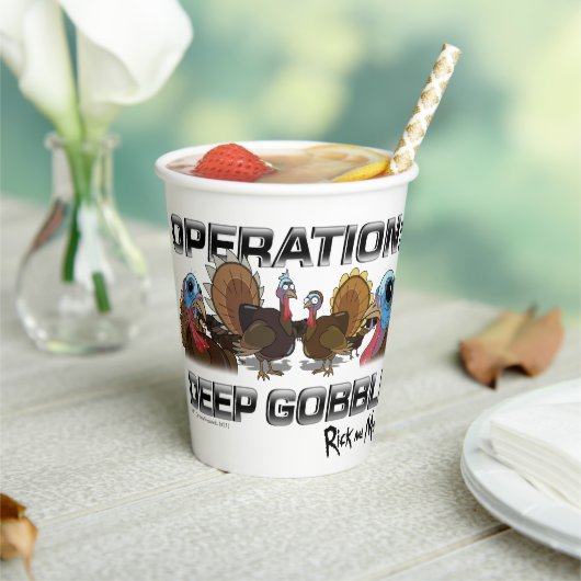 Bediening: Deep Gobble Papieren Bekers (Insitu)