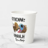 Bediening: Deep Gobble Papieren Bekers (Links)