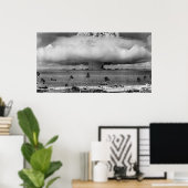 Bediening doorkruist de explosie van het trillings poster (Thuiskantoor)