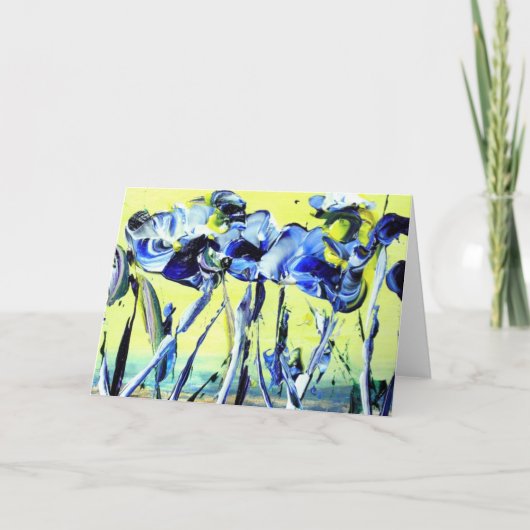 Bediening in blauw seculier kaart (Voorkant)