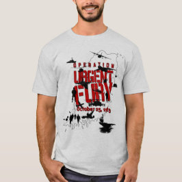 Bediening Urgent Fury actie t-shirt