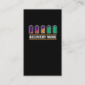 Bediening van de batterij in de terugwinningsmodus visitekaartje (Voorkant)