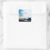 Bediening van Grable Event Operation Upshot Knotho Vierkante Sticker (Tas)