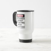 Bedieningsgebied Contrabass Clarinet Travel Mug Reisbeker (Voorkant links)