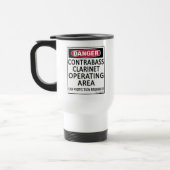 Bedieningsgebied Contrabass Clarinet Travel Mug Reisbeker (Links)