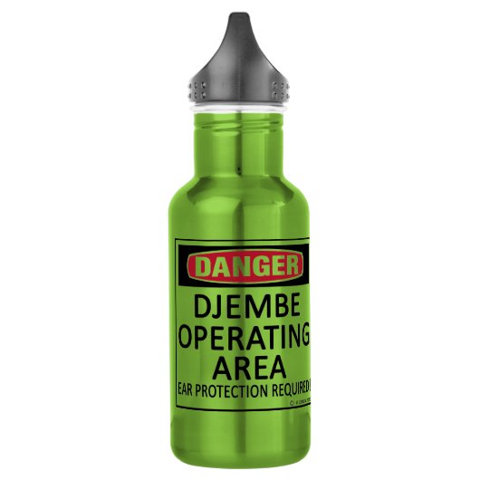Bedieningsgebied Djembe Waterfles (Links)