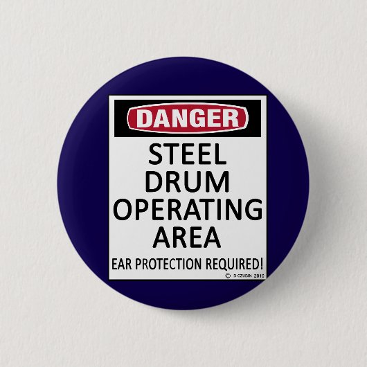 Bedieningsgebied Staal Drum Ronde Button 5,7 Cm (Voorkant)