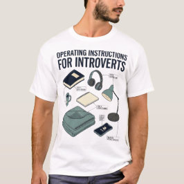 Bedieningshandleiding Voor Introverte Fun T-shirt