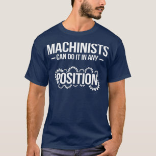 Bedieningsorgaan cnc-machine t-shirt