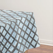 Bedieningspatroon diagonaal 02.w Lblue BG Tafelkleed (Voorbeeld)