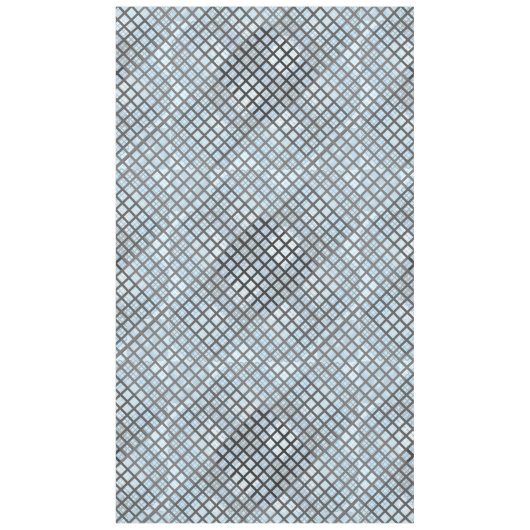 Bedieningspatroon diagonaal 02.w Lblue BG Tafelkleed (Voorkant)