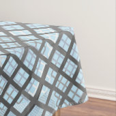 Bedieningspatroon diagonaal 02.w Lblue BG Tafelkleed (Voorbeeld)