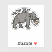 #BeDifferent Amebelodon Sticker (Vel)