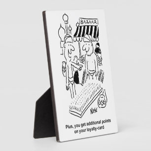 Bedje van de nagels op een Bazaar Cartoon Fotoplaat