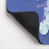 Bedlington in Bloom Mousepad Muismat (Hoek)