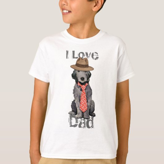 Bedlington papa t-shirt (Voorkant)