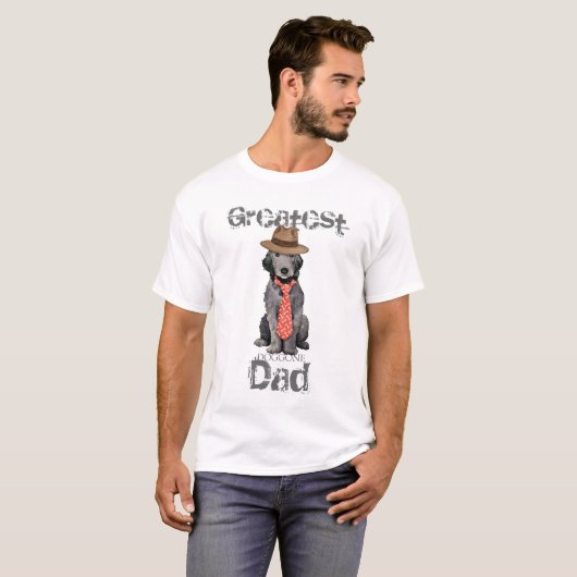 Bedlington papa t-shirt (Voorkant volledig)