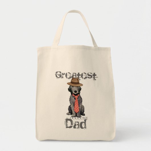 Bedlington papa tote bag (Voorkant)