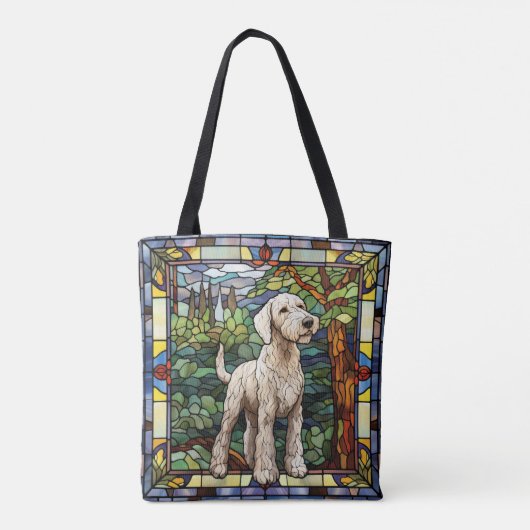 Bedlington Terrier Boodschappentas Tote Bag (Achterkant)