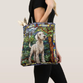 Bedlington Terrier Boodschappentas Tote Bag (Dichtbij)
