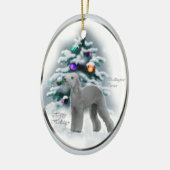 Bedlington Terrier Christmas Gifts Ornament (Links)