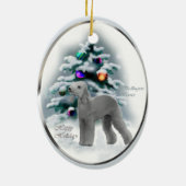 Bedlington Terrier Christmas Gifts Ornament (Achterkant)