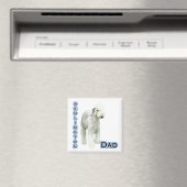 Bedlington Terrier Dad 4 - Magneet (Insitu (Vaatwasser))