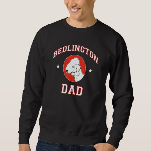 Bedlington Terrier Dad Trui (Voorkant)