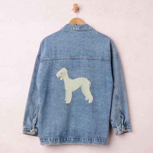 Bedlington Terrier Denim Jacket (Hangar)