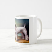 Bedlington Terrier Dog Koffiemok (Voorkant rechts)