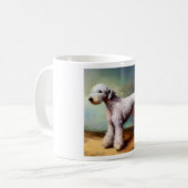 Bedlington Terrier Dog Koffiemok (Voorkant links)