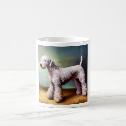Bedlington Terrier Dog Koffiemok (Center)