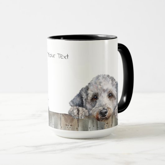Bedlington Terrier Dog Mok (Voorkant rechts)